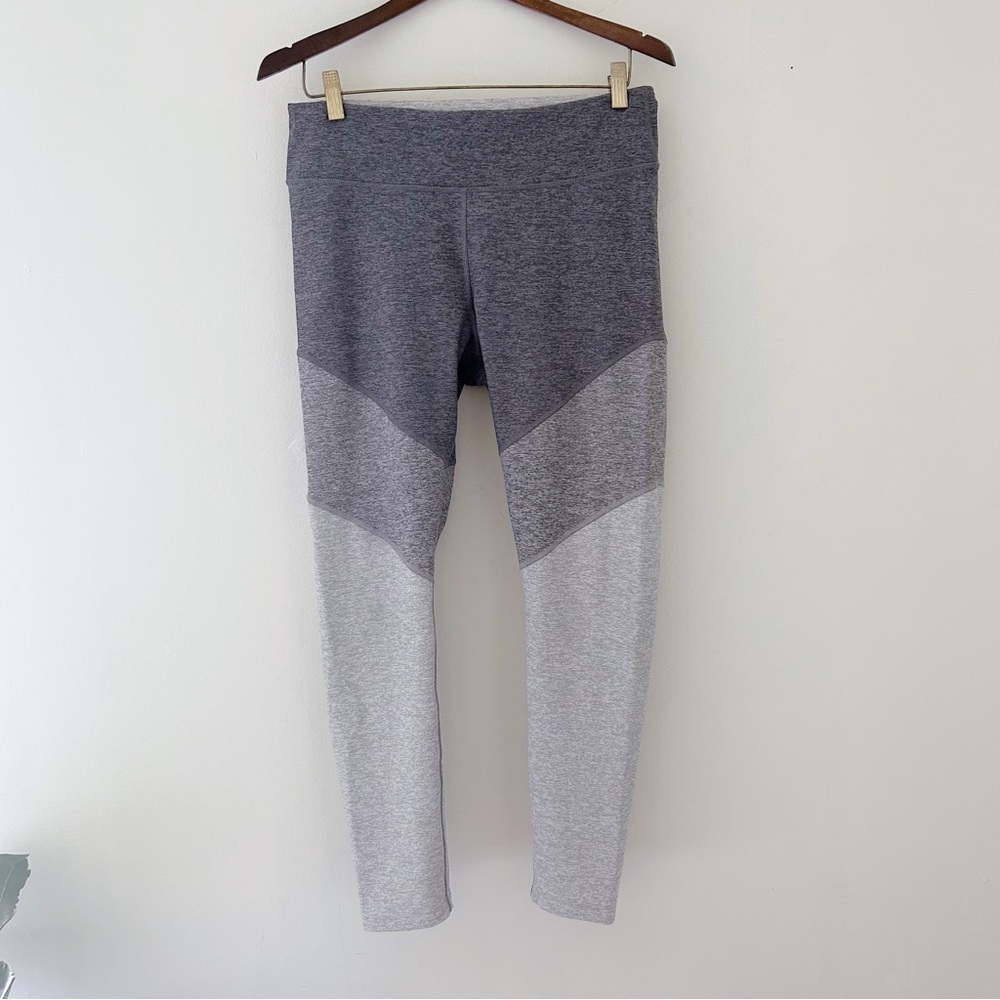 Outdoor Voices Gray Colorblock Leggings Sz XL